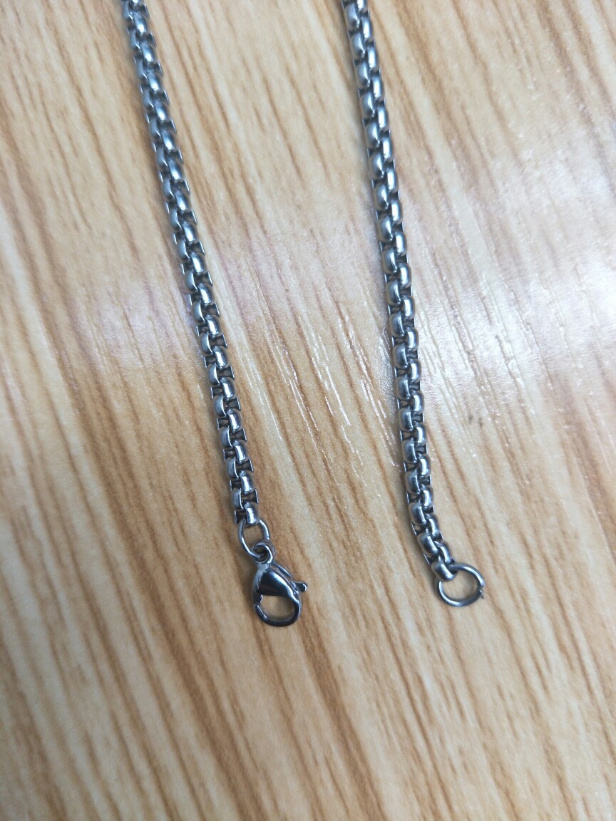 Titanium steel pendant necklace