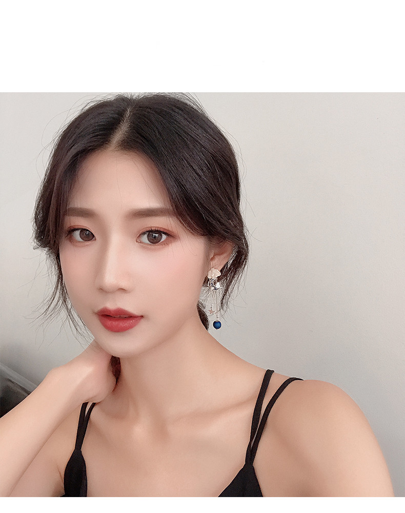 Earrings fashion personality stars