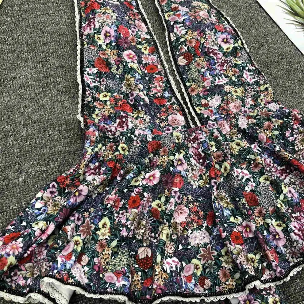 National style one-piece swimsuit