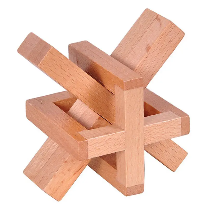 Beech puzzle Luban lock