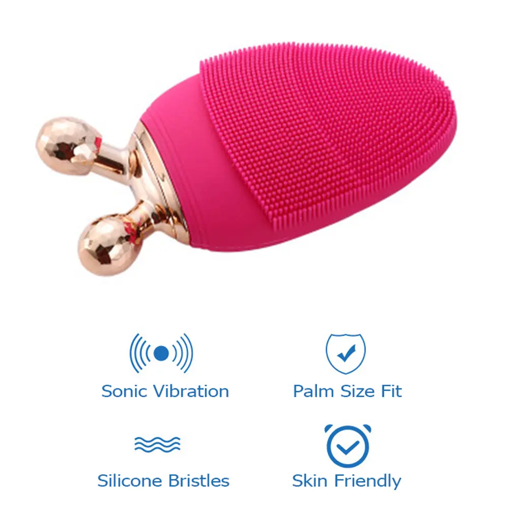 Electric silicone cleansing instrument