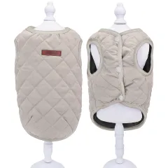 Vest coat coat - Beige - View 1