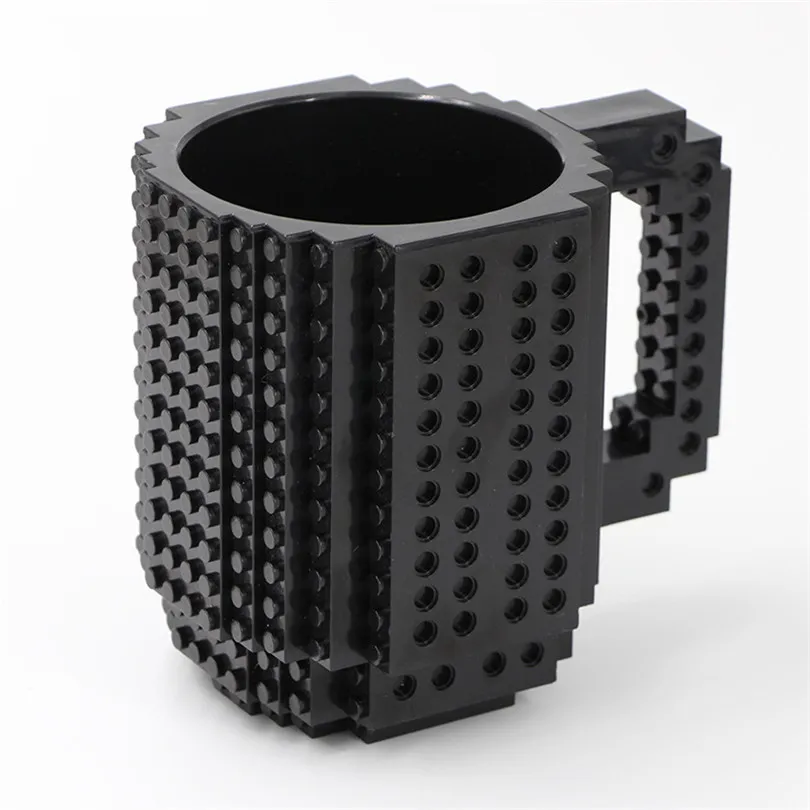 Block Design Gift Cup Holder - Black