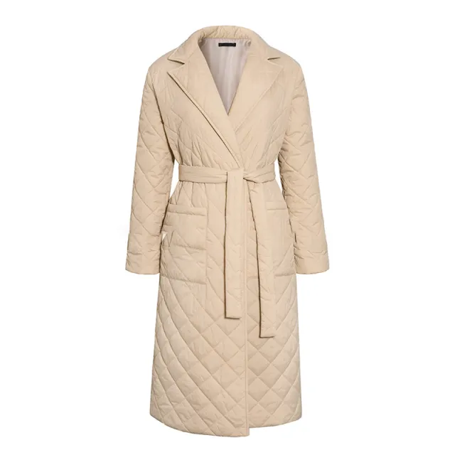 Winter coat trench coat Camel - Shop at LoveMi