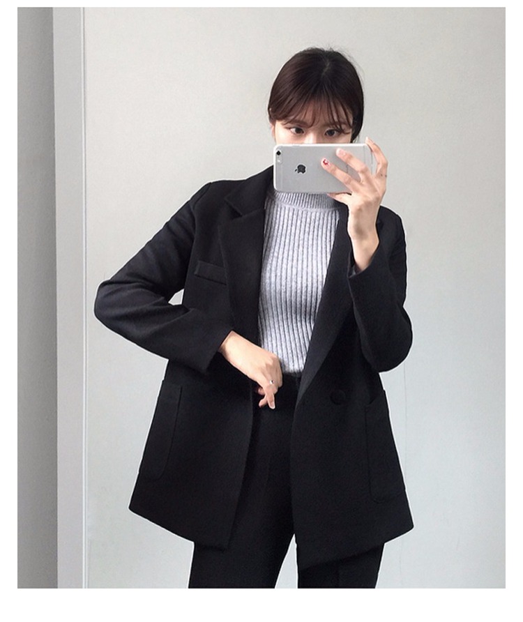 Loose suit two-piece suit for female student career interview