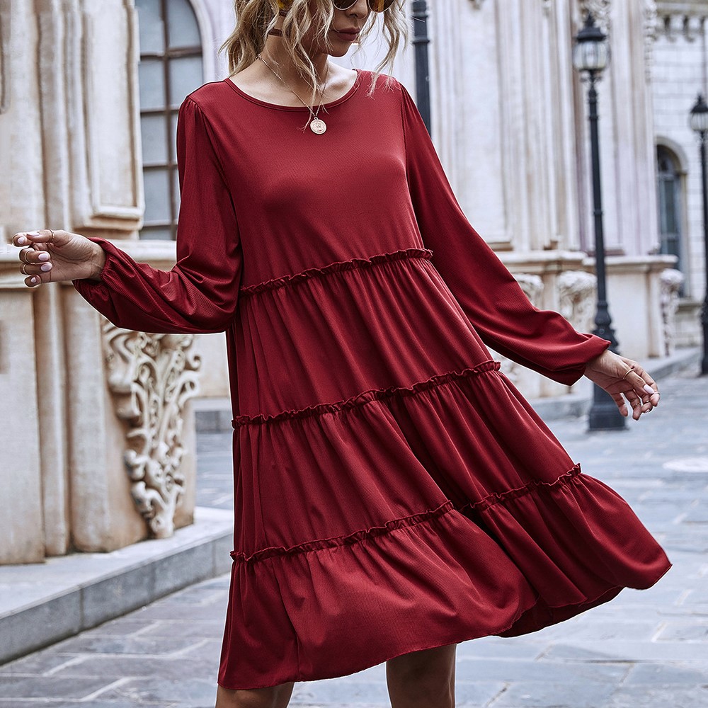 European and American new winter crew neck