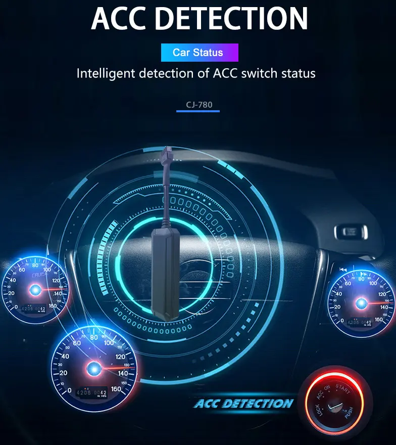 Motorcycle electric vehicle positioning tracker Mini