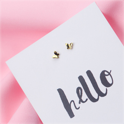 The butterfly earrings