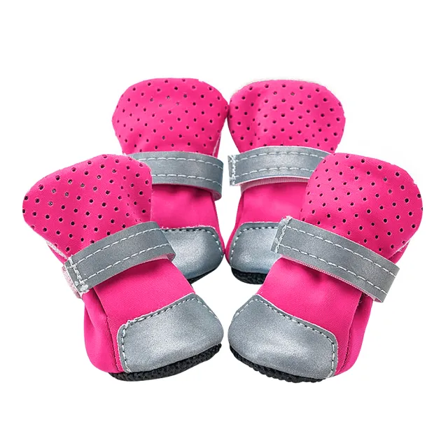 Comfortable And Breathable Pet Shoes Rose Red - Shop at LoveMi