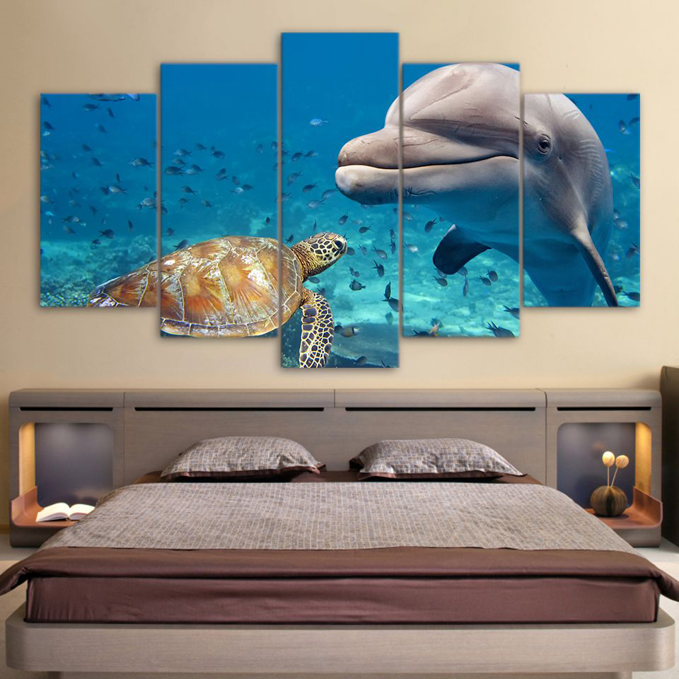 Mural animal tortoise living room landscape painting - Shop at LoveMi
