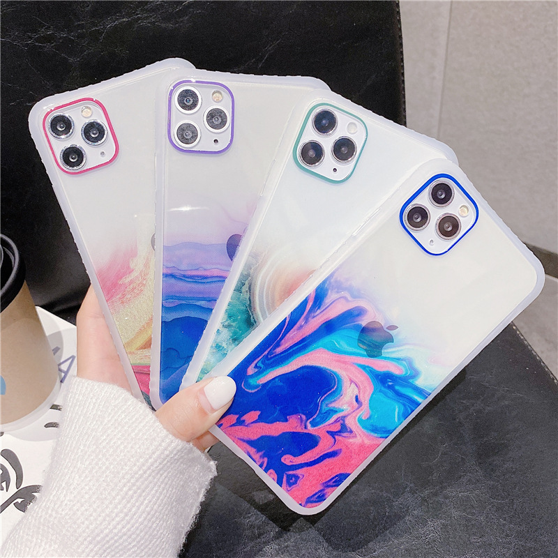 Watercolor anti-drop phone case