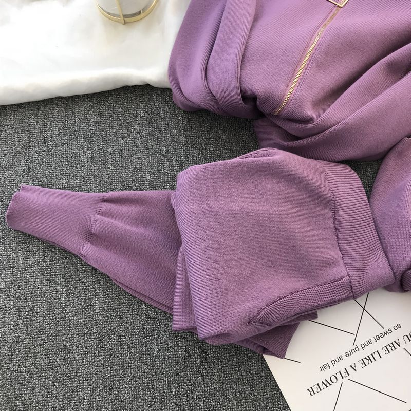 Three-piece knitted vest