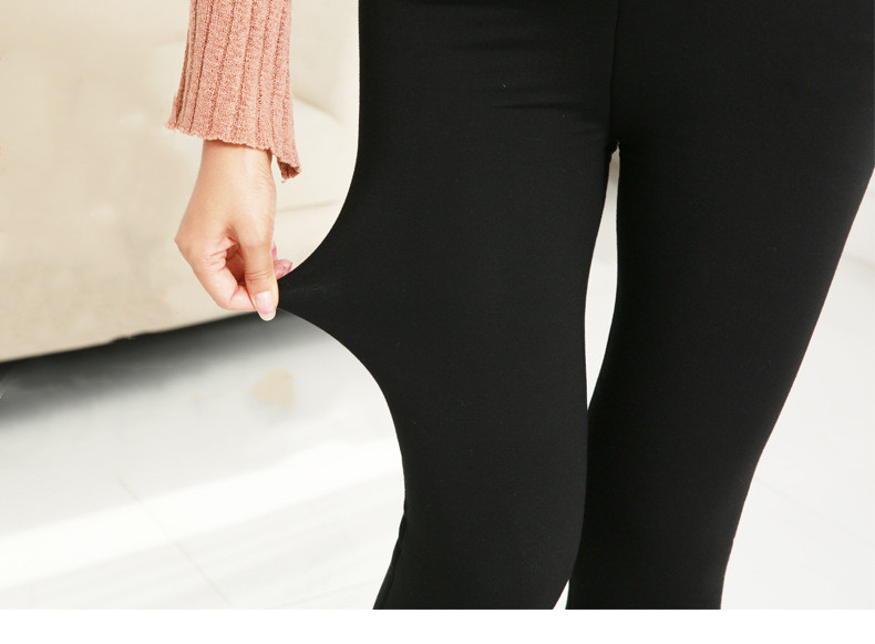 Winter three layer Plush Maternity Pants