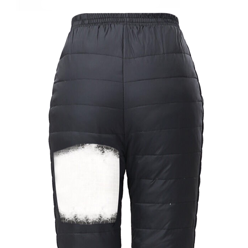 Women's double-sided straight slim slimming warm pants