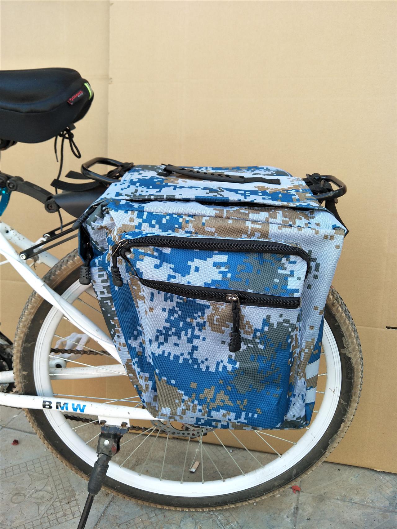 Cycling Double Side Trunk Bags – Blue