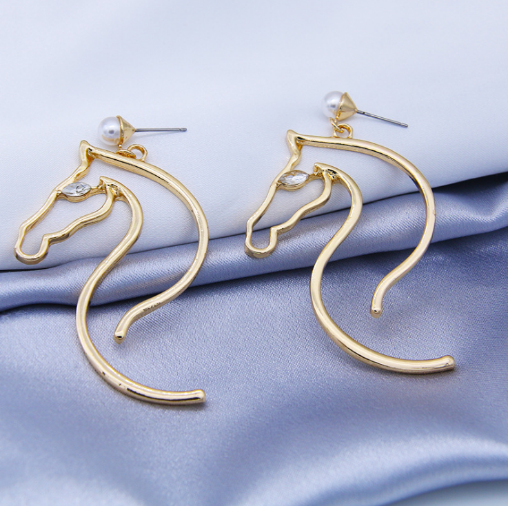Simple ins earrings women