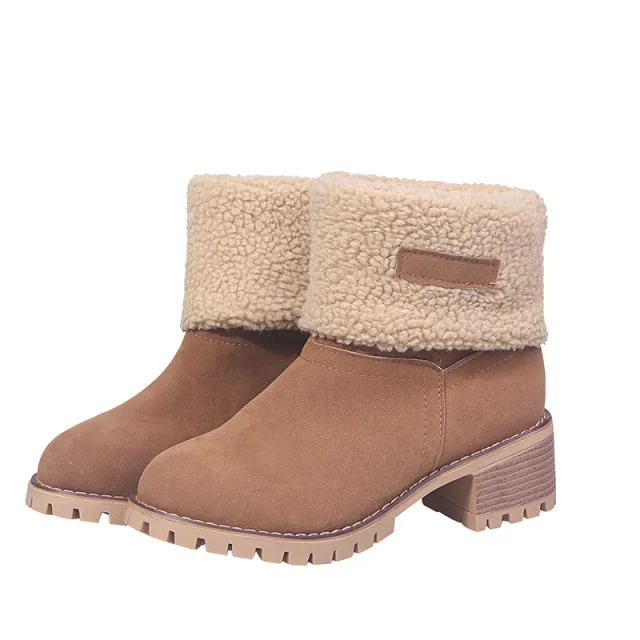 Wear warm women's boots Khaki - Shop at LoveMi
