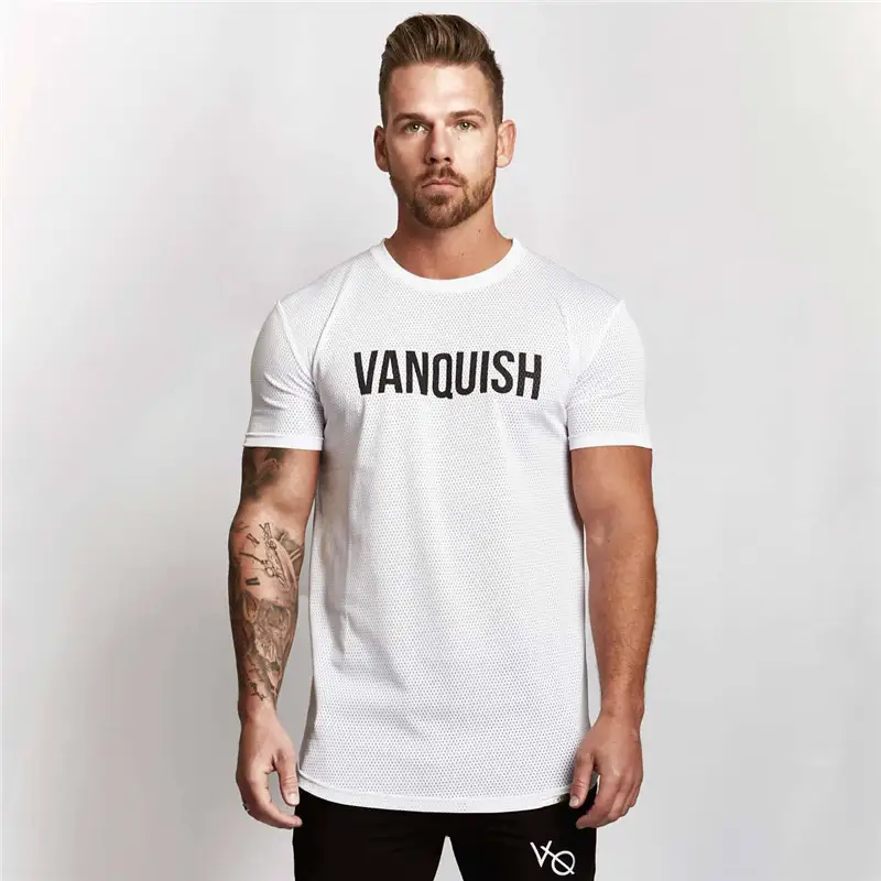 Quick-drying short-sleeved workout clothes
