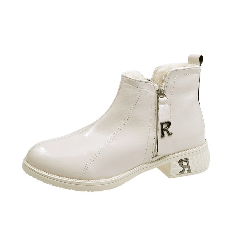 All-match fashion thick heel casual Martin boots