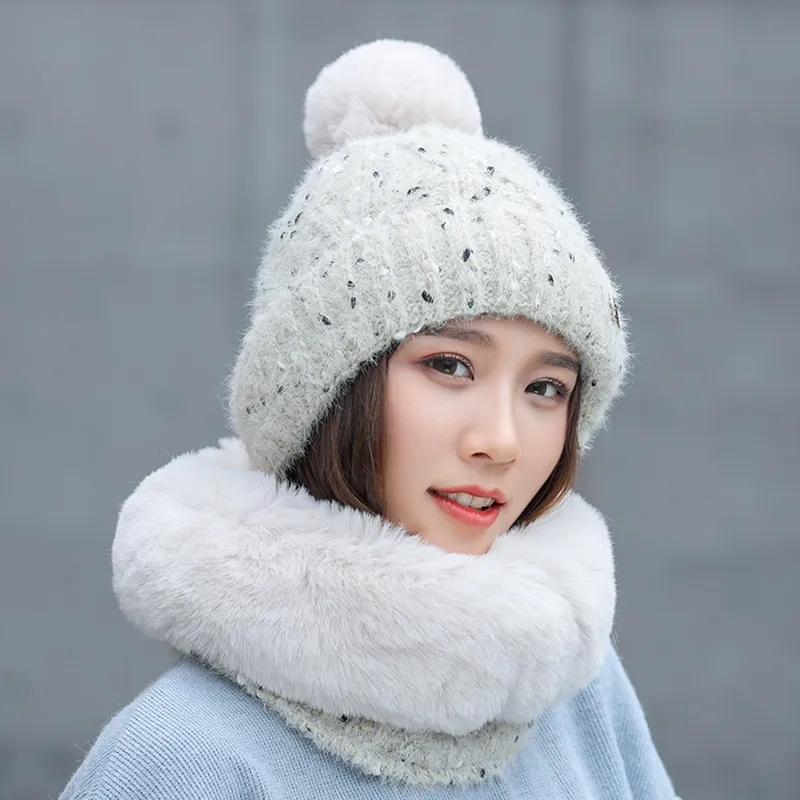 Warm neck guard cap - Beige