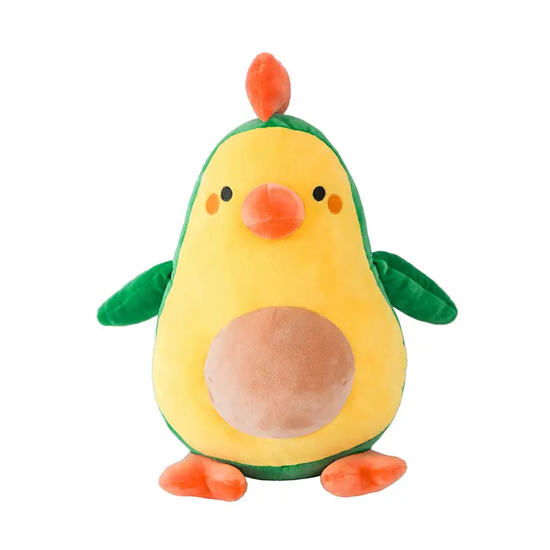 Avocado chicken pillow doll