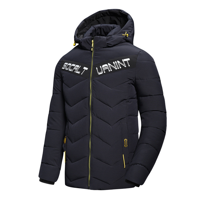 Casual hooded down jacket