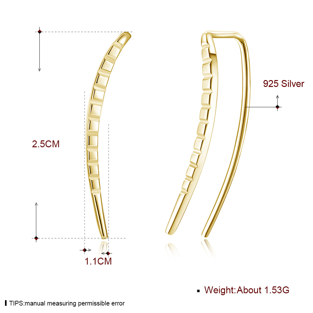 Simple style earrings