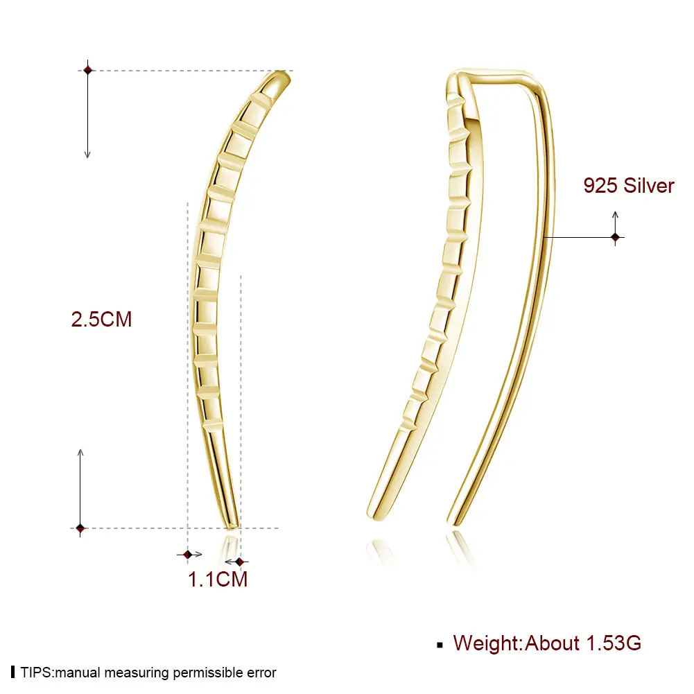 Simple style earrings