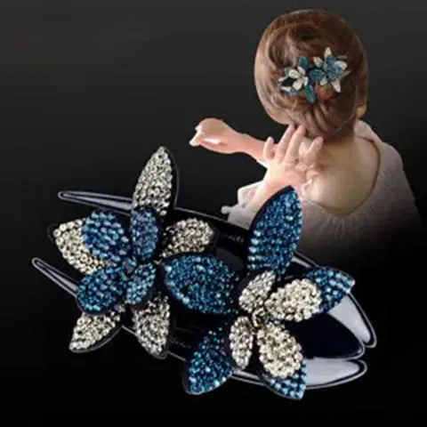 lower big duckbill clip hairpin Blue Gray - Shop at LoveMi