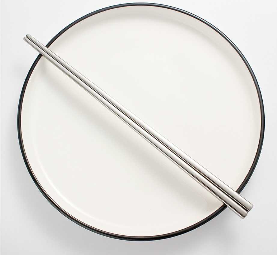 304 Stainless Steel Chopsticks Square Non Slip