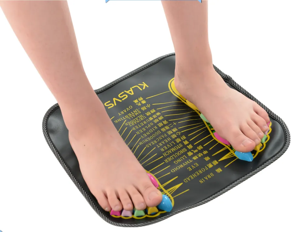 Reflexology Foot Massage Pad Cobblestone Walk Massager Mat Pain Relief Health Care Acupressure Mat – image 8