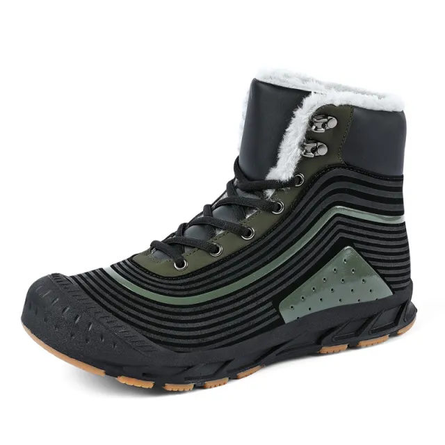 Leisure sports warm cotton shoes Green - Shop at LoveMi