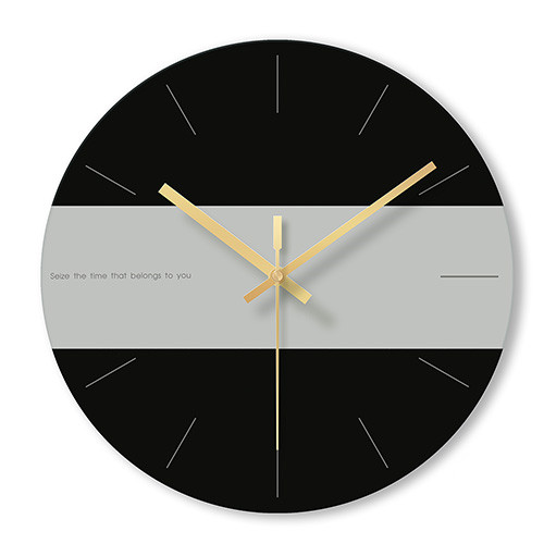 Tempered Glass Wall Clock, Sweeping Movement, picture 3 of 3