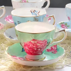 Ceramic plates and cups - 9 Set - View 1