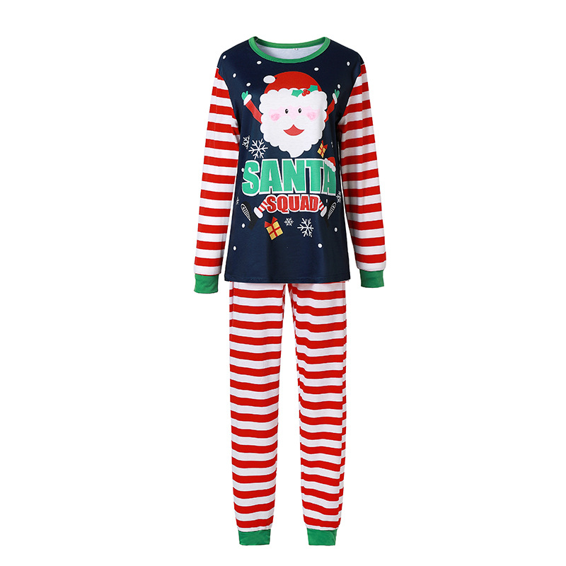 Santa Printed Home Wear Pajamas Parent child Wear Father S - Shop at LoveMi