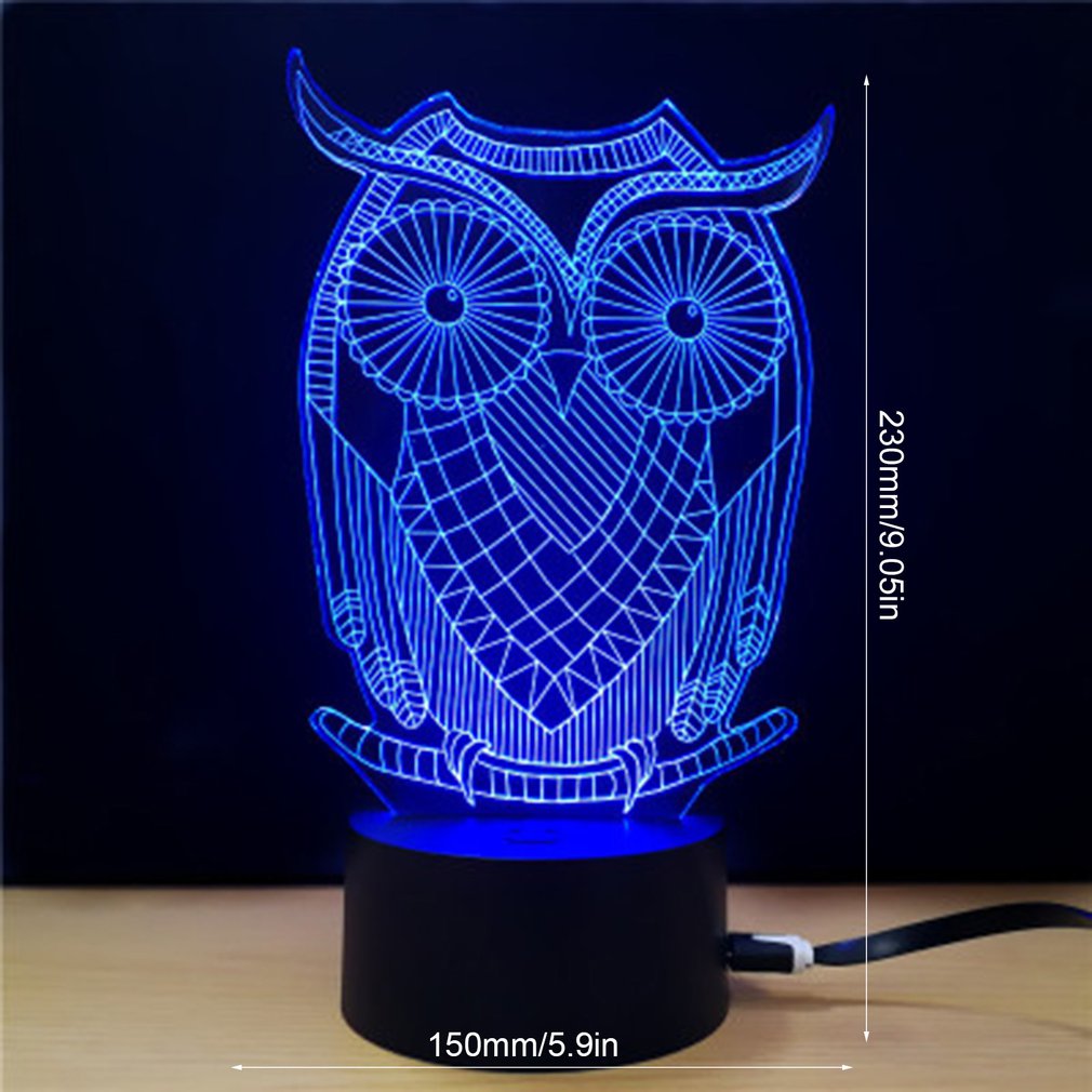 Visual stereo light LED colorful night light Valentine’s Day