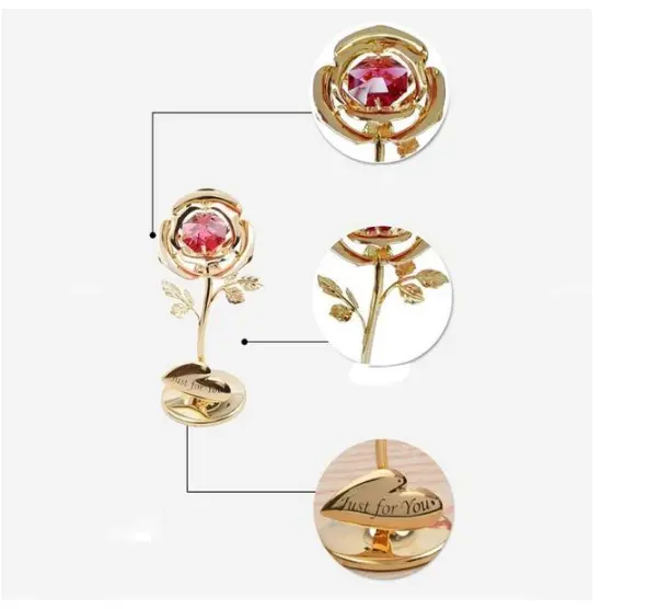 Roses With Diamonds Qixi Valentine's Day Gifts