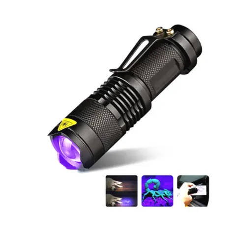 395nm 365nm Flashlight Detection Light