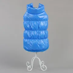 Puppy dog cat Teddy cotton vest - Blue - View 1