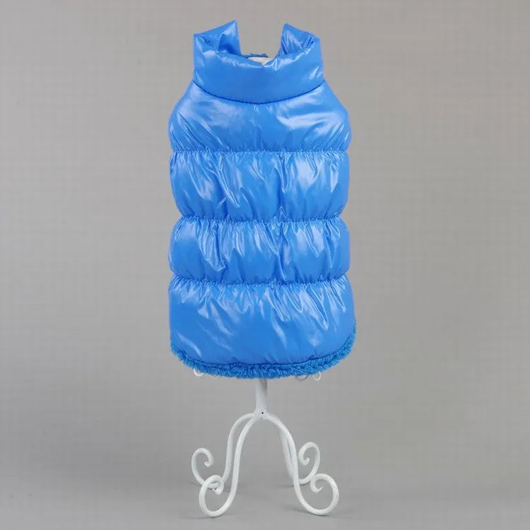 Puppy dog cat Teddy cotton vest - Blue