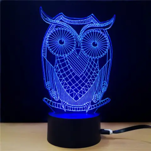 Visual Stereo Light LED Colorful Night Valentine's Day