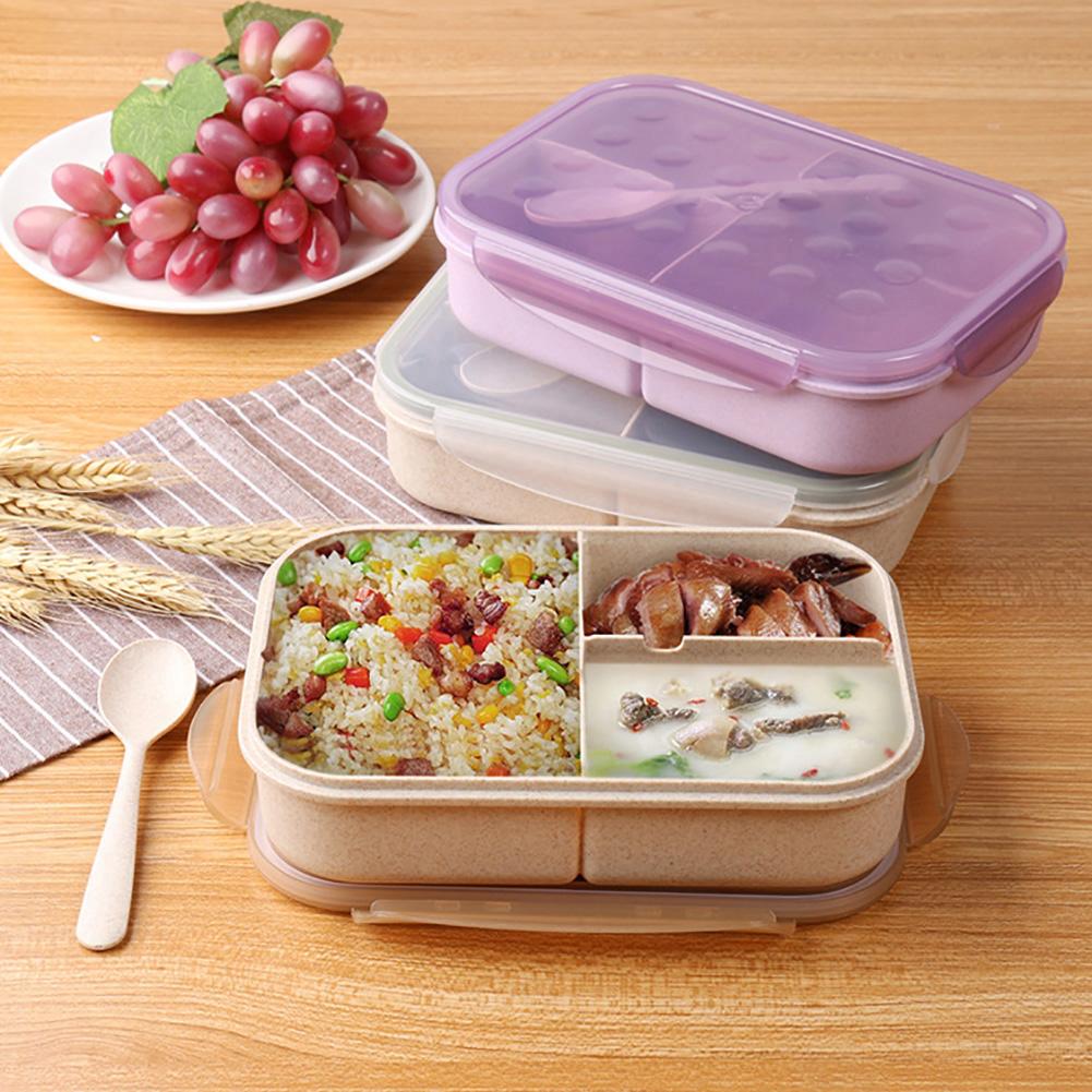 Wheat Preservation Divided Lunch Box Bento Box