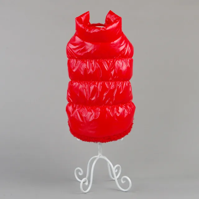 Puppy dog cat Teddy cotton vest Red - Shop at LoveMi