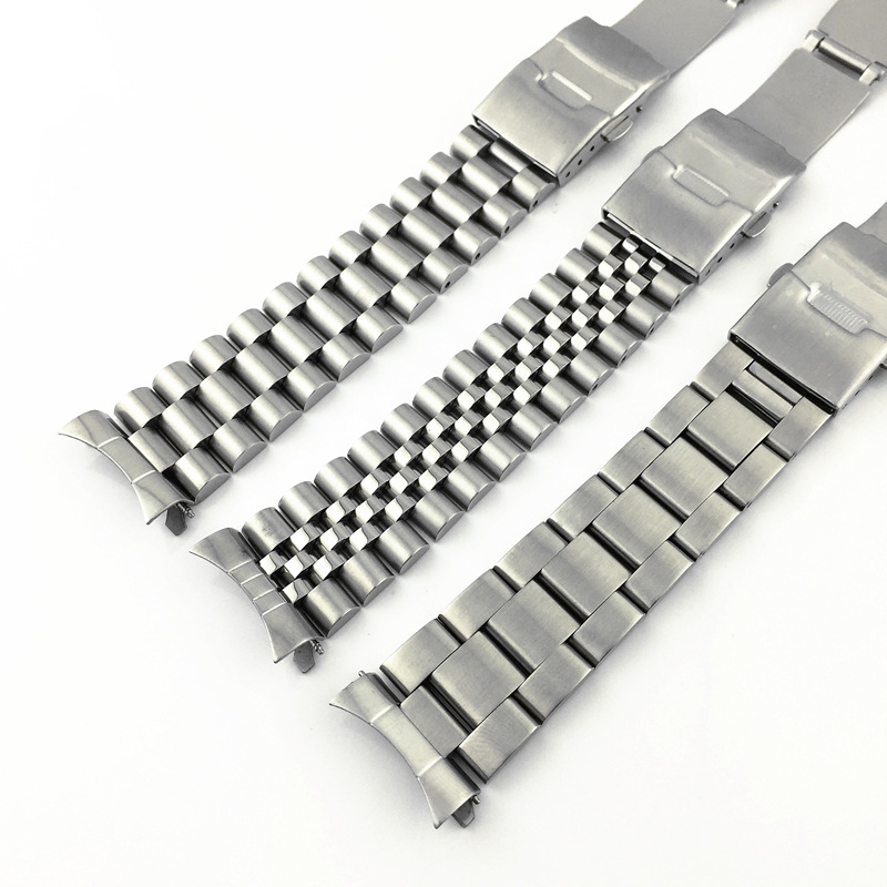 Solid stainless steel strap