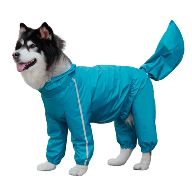 Medium and large dog poncho Blue - Shop at LoveMi