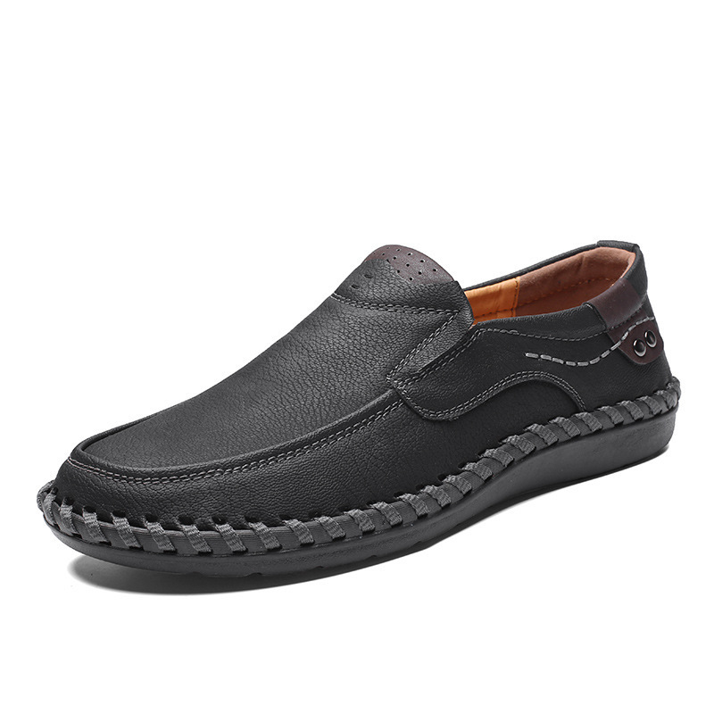 Faux Leather Low-Top Sneakers, picture 5 of 6