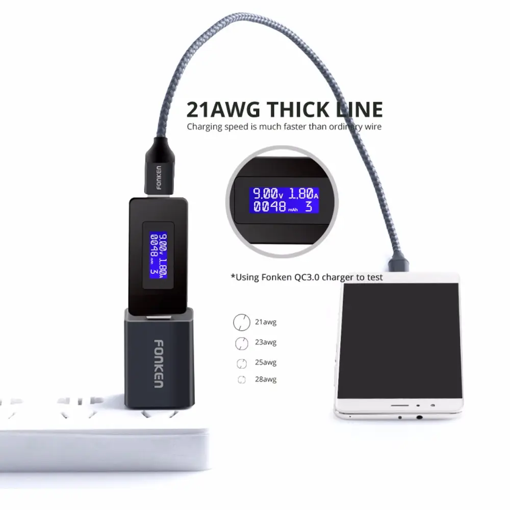 High-speed fast charging cable mobile phone