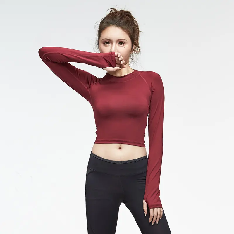 Hollowed-out Back Gym Clothes
