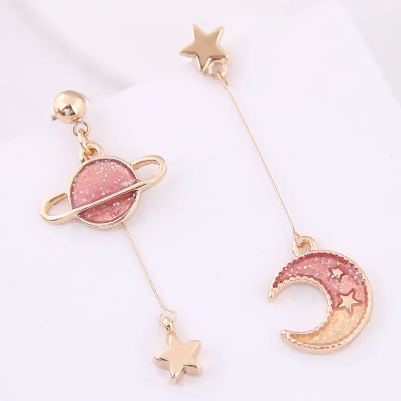 Xingyue Asymmetrical Personality Stud Earrings