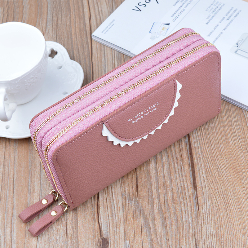 Double zip wallet